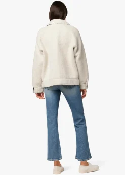 Hot BOBBIE BUTTON UP SHERPA JACKET Women JACKETS