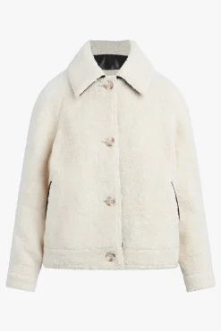 Hot BOBBIE BUTTON UP SHERPA JACKET Women JACKETS