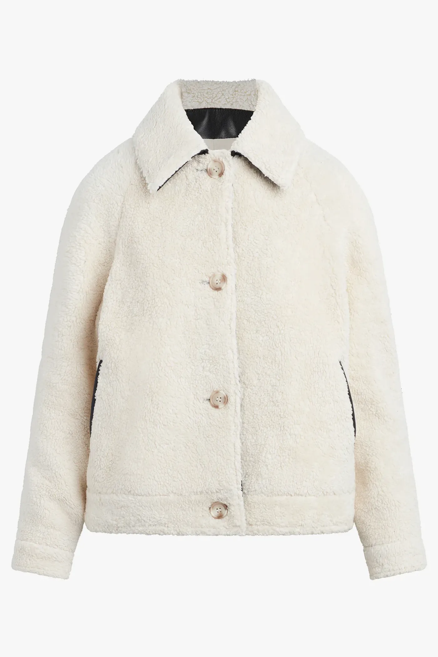 Hot BOBBIE BUTTON UP SHERPA JACKET Women JACKETS