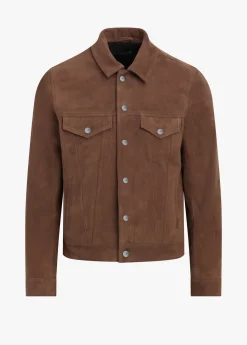 Online CASH SUEDE TRUCKER JACKET OUTERWEAR