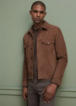 Online CASH SUEDE TRUCKER JACKET OUTERWEAR