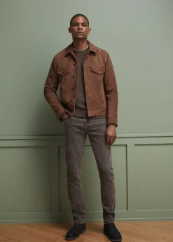 Online CASH SUEDE TRUCKER JACKET OUTERWEAR