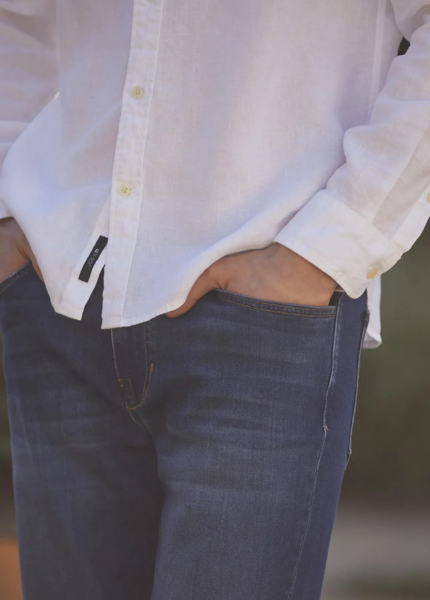 Outlet COOPER LINEN SHIRT TOPS / TEES