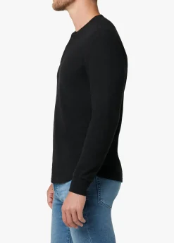Fashion DWIGHT DOUBLE-FACE HENLEY TOPS / TEES