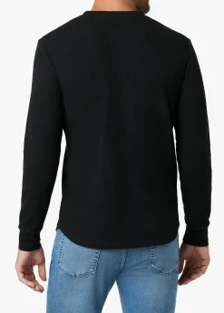 Fashion DWIGHT DOUBLE-FACE HENLEY TOPS / TEES