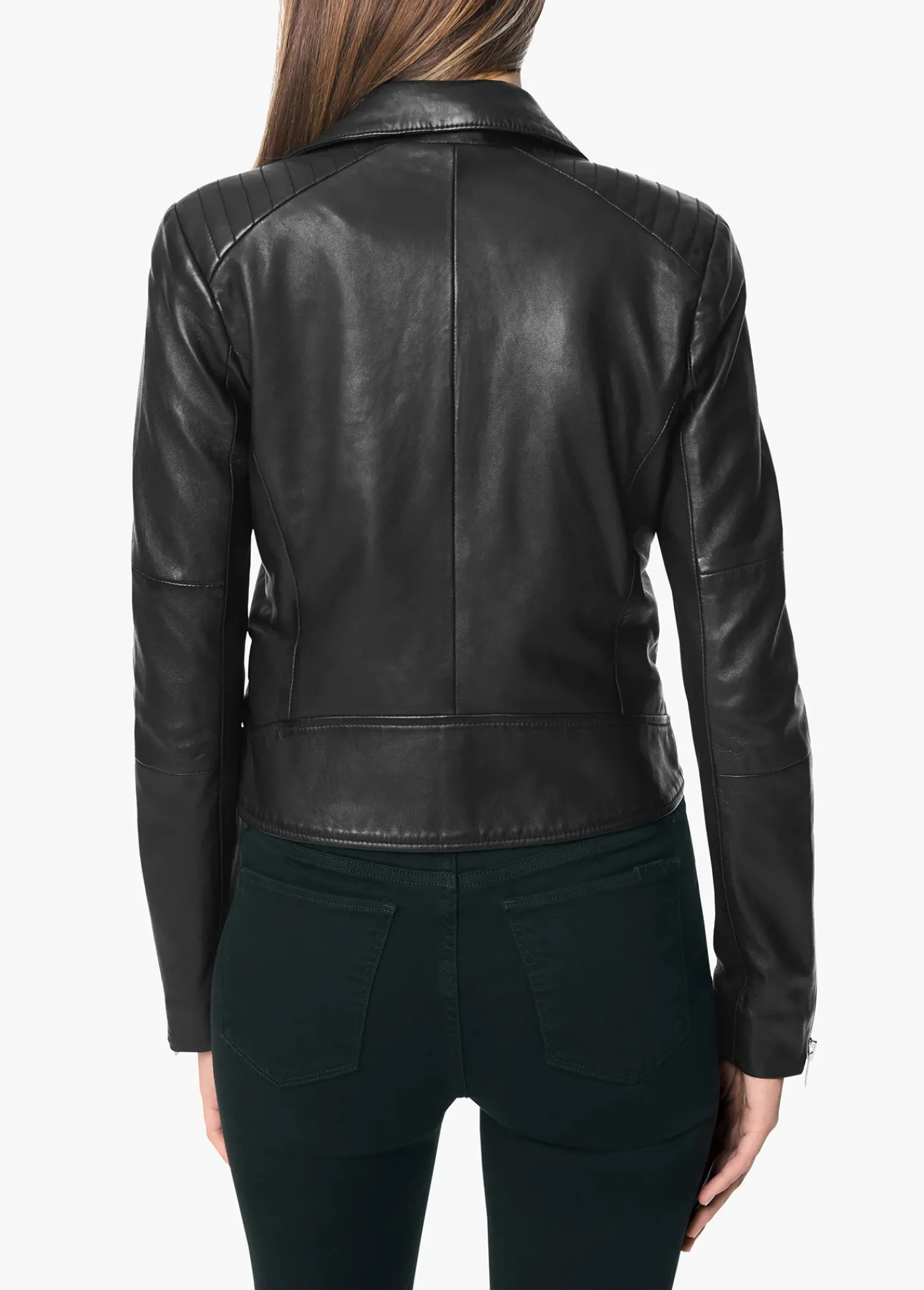 Best DYLAN LEATHER ZIP MOTO JACKET Women JACKETS