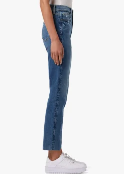Fashion HIGH RISE STRAIGHT ANKLE Women STRAIGHT