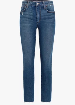 Fashion HIGH RISE STRAIGHT ANKLE Women STRAIGHT