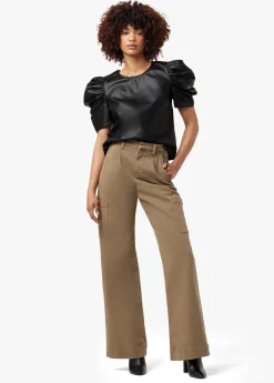 Hot KIRA VEGAN LEATHER PUFF SLEEVE TOP Women TOPS / SWEATERS