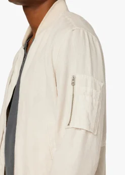 Fashion RAY LINEN BOMBER OUTERWEAR