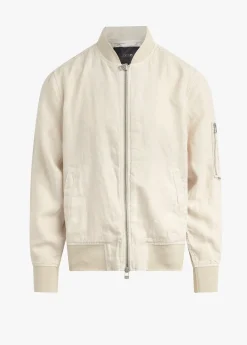 Fashion RAY LINEN BOMBER OUTERWEAR