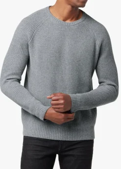 Online TEXTURED CREWNECK SWEATER SWEATERS / HOODIES