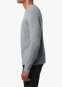 Online TEXTURED CREWNECK SWEATER SWEATERS / HOODIES