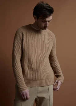 Discount TEXTURED CREWNECK SWEATER SWEATERS / HOODIES