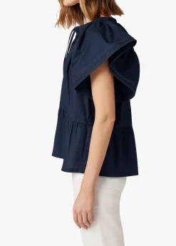 Best THE ADELYN FLUTTER SLEEVE TOP Women EARTH CONSCIOUS