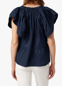 Best THE ADELYN FLUTTER SLEEVE TOP Women EARTH CONSCIOUS