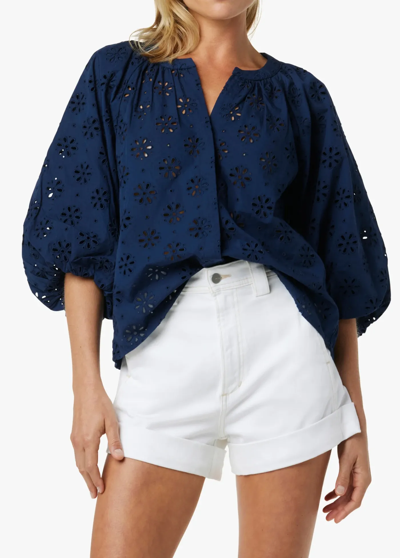 New THE ANDIE BRODERIE BLOUSE Women TOPS / SWEATERS|EARTH CONSCIOUS