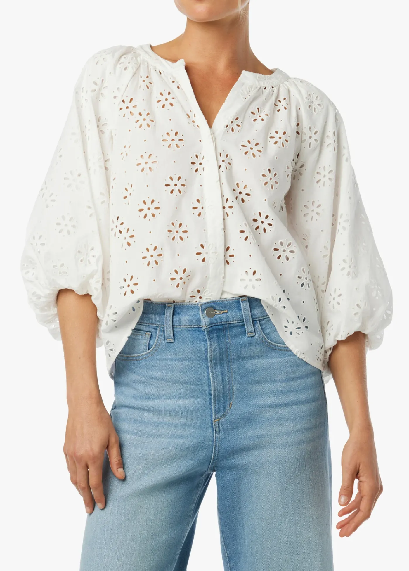Online THE ANDIE BRODERIE BLOUSE Women TOPS / SWEATERS|EARTH CONSCIOUS