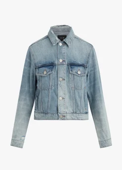 New THE JOEY SHRUNKEN DENIM JACKET Women JACKETS