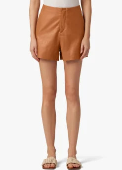 Discount THE JOHNNIE VEGAN LEATHER SHORT Women SHORTS|SHORTS