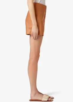 Discount THE JOHNNIE VEGAN LEATHER SHORT Women SHORTS|SHORTS