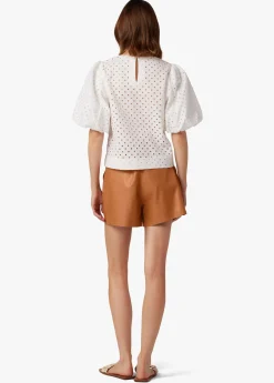 Discount THE JOHNNIE VEGAN LEATHER SHORT Women SHORTS|SHORTS