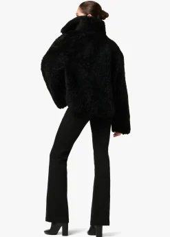 Discount THE LISA REVERSIBLE SHEARLING LEATHER JACKET Women JACKETS