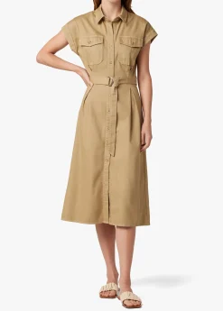 Discount THE PLEATED SAFARI DRESS Women SKIRTS / DRESSES