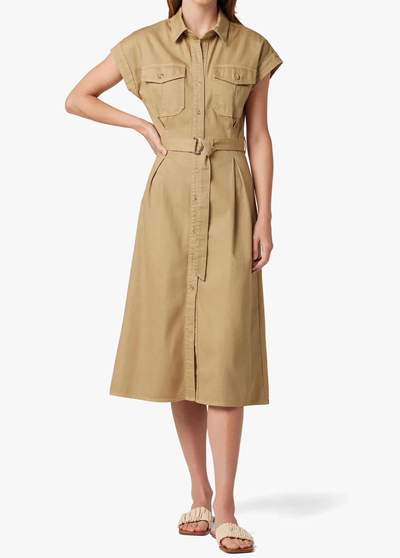 Discount THE PLEATED SAFARI DRESS Women SKIRTS / DRESSES