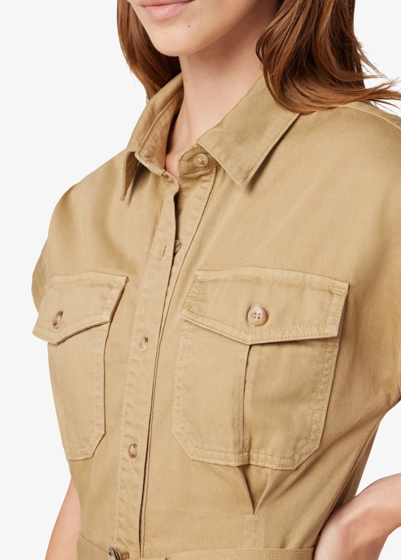 Discount THE PLEATED SAFARI DRESS Women SKIRTS / DRESSES