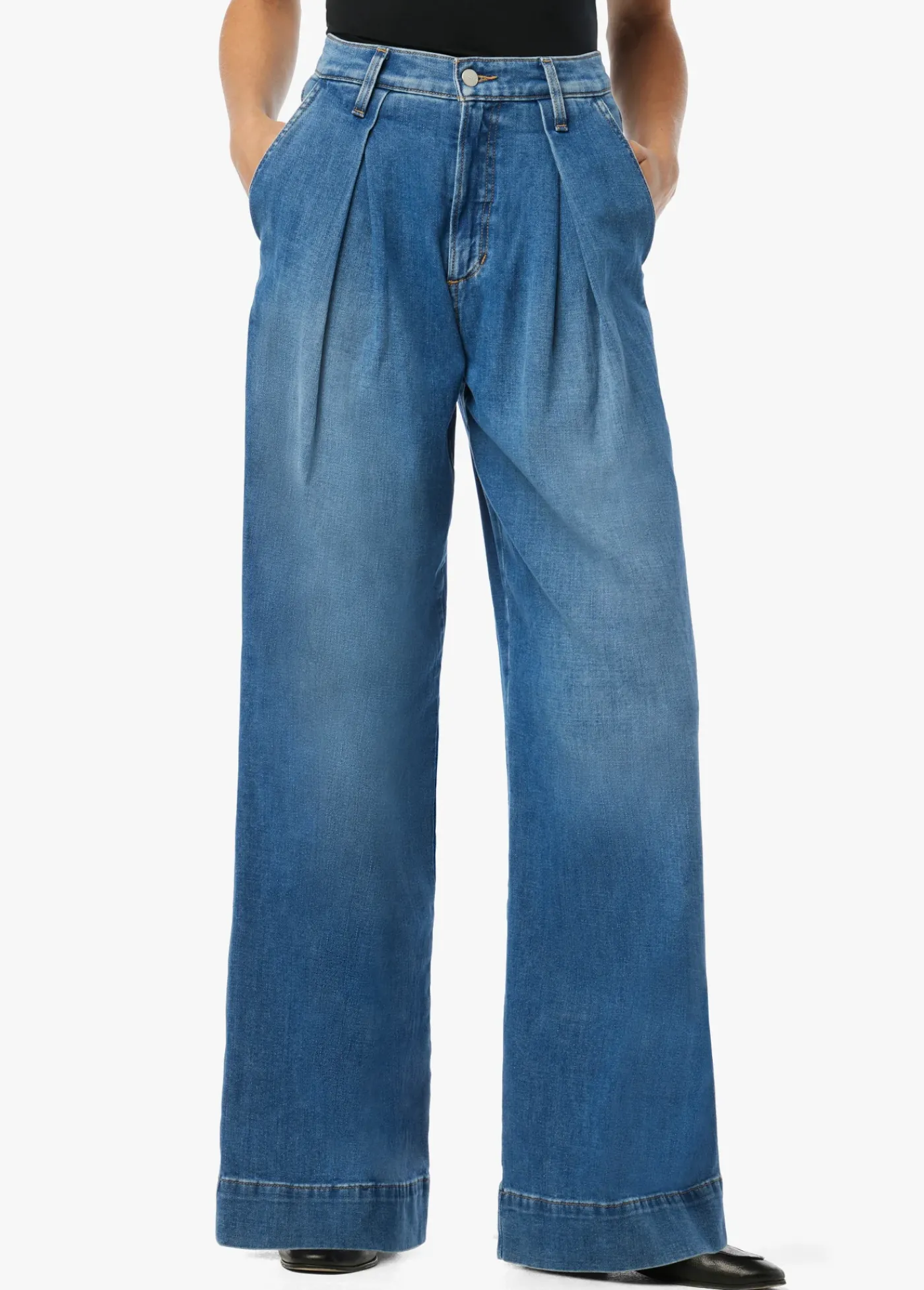 New THE PLEATED TROUSER Women WIDE LEG