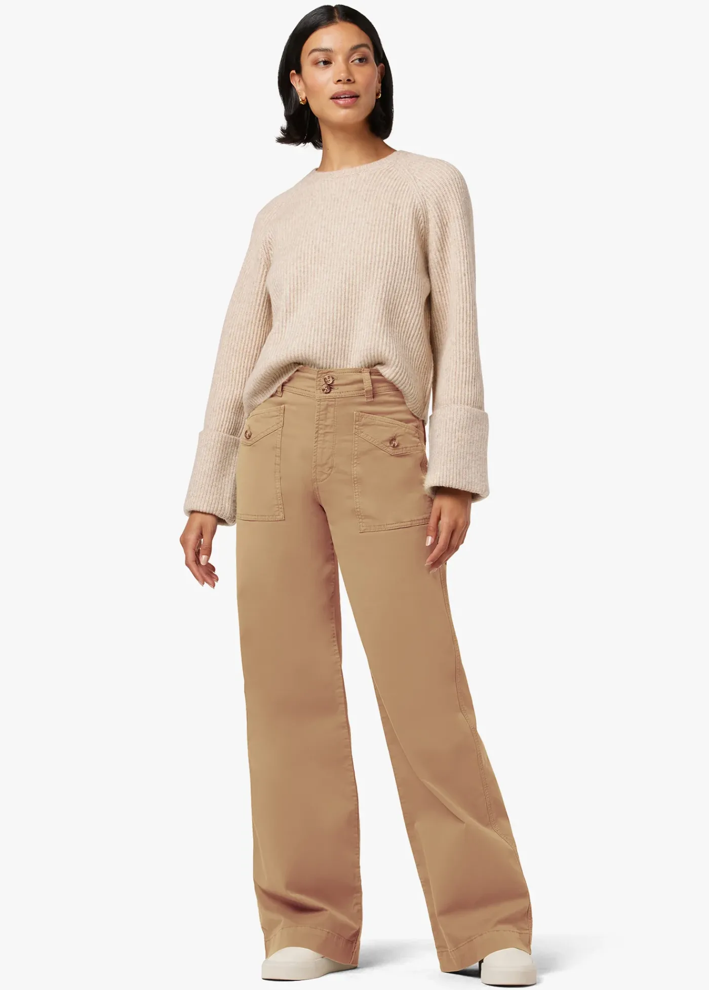 New THE PREMIUM CARGO Women WIDE LEG