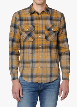 Sale THE SHIRT BRUSHED YELLOW UNISEX FLANNEL SWEATERS / HOODIES
