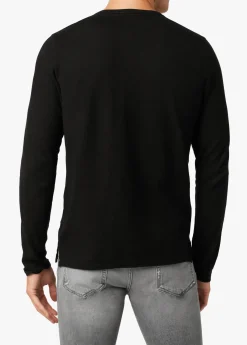 Fashion WINTZ L/S HEMP HENLEY TOPS / TEES