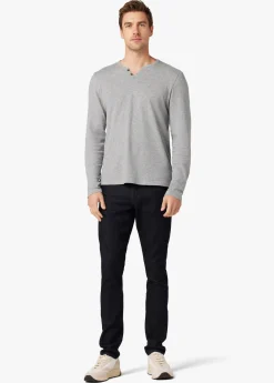 New WINTZ L/S HEMP HENLEY TOPS / TEES